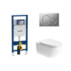 Geberit Sigma In-Wall System with Duravit Aurena Wall-Hung Toilet Package