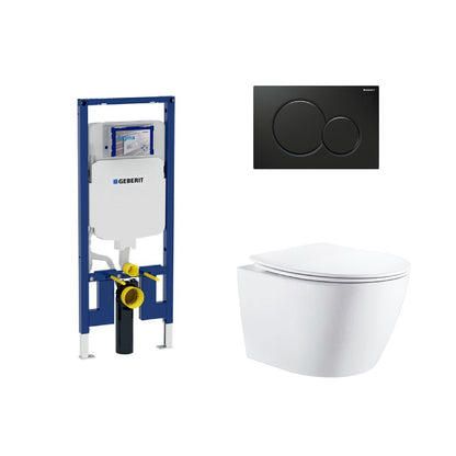 Kodaen Parma With Geberit Carrier Seat Wall-Hung Toilet System