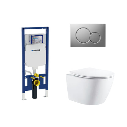 Kodaen Parma With Geberit Carrier Seat Wall-Hung Toilet System