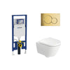 Geberit Sigma In-Wall System with Duravit D-code Wall-Hung Toilet Package