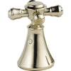 Cassidy Cross Bath Faucet / Bidet Handles - Polished Nickel