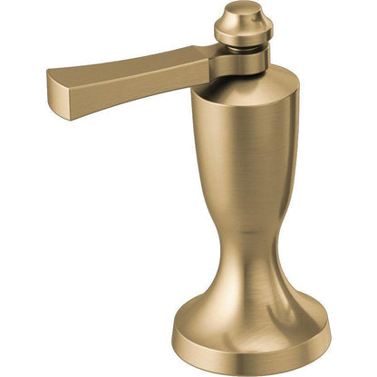 Dorval Wall Mount Tub Filler And Roman Tub Filler Lever Handle - Champagne Bronze