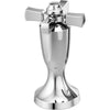 Dorval Wall Mount Tub Filler And Roman Tub Filler Cross Handle - Chrome