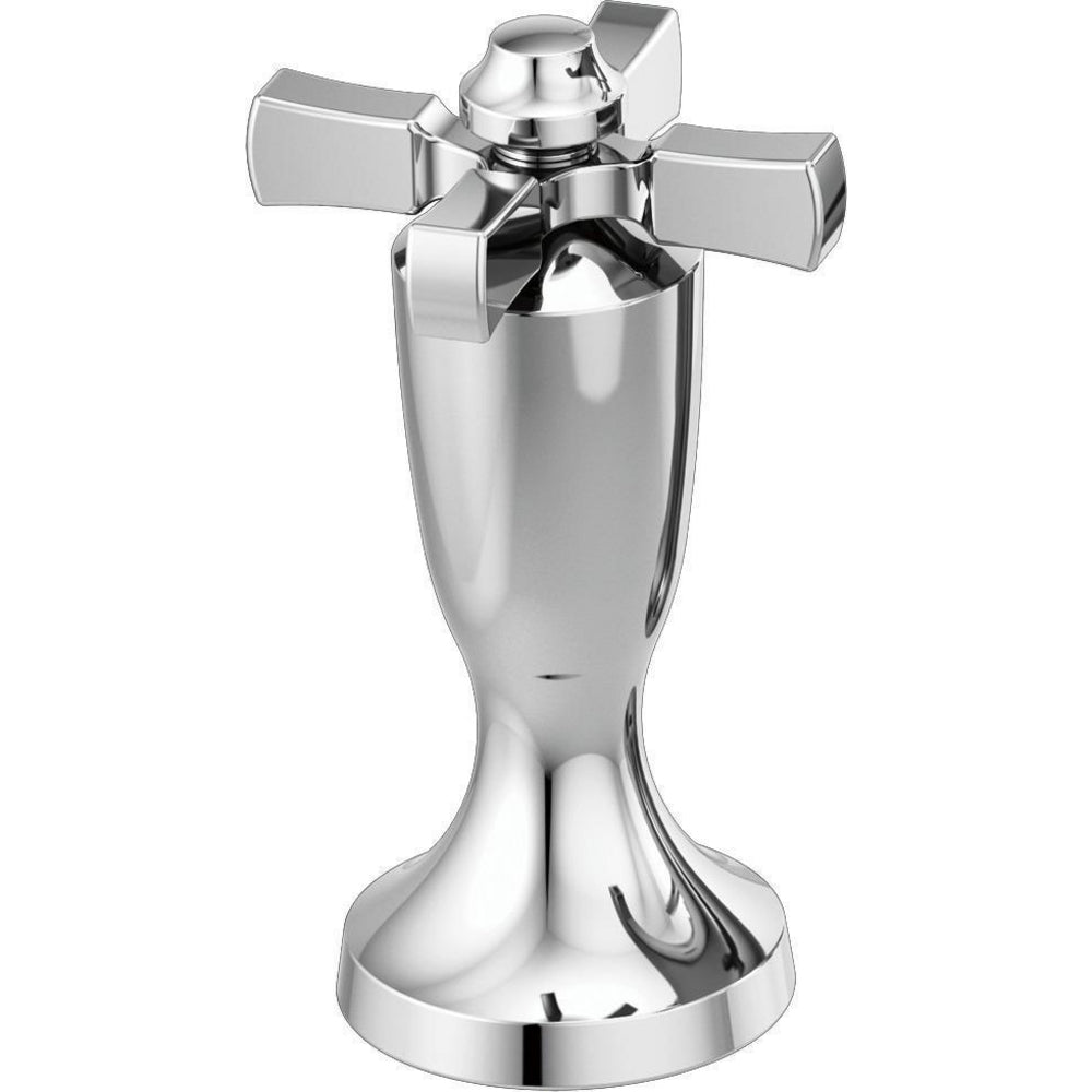 Dorval Wall Mount Tub Filler And Roman Tub Filler Cross Handle - Chrome