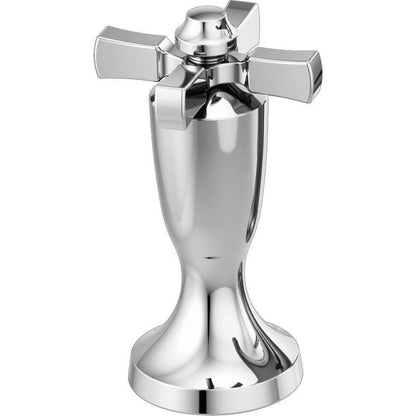 Dorval Wall Mount Tub Filler And Roman Tub Filler Cross Handle - Chrome