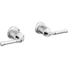 Broderick Wall Mount Tub Filler Handle Kit-lever - Lumicoat Chrome