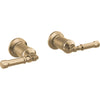 Broderick Wall Mount Bathroom Faucet Handle Kit-le - Lumicoat Champagne Bronze