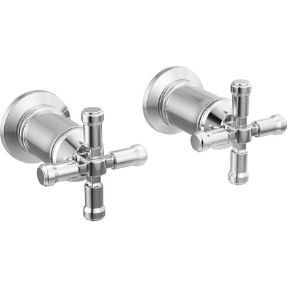 Broderick Wall Mount Bathroom Faucet Handle Kit-cr - Lumicoat Chrome