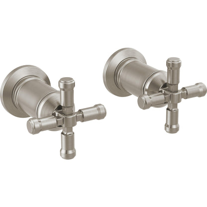 Broderick Wall Mount Bathroom Faucet Handle Kit-cr - Lumicoat Stainless