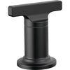 Tetra Roman Tub Handles - T-lever - Lumicoat Polished Nickel
