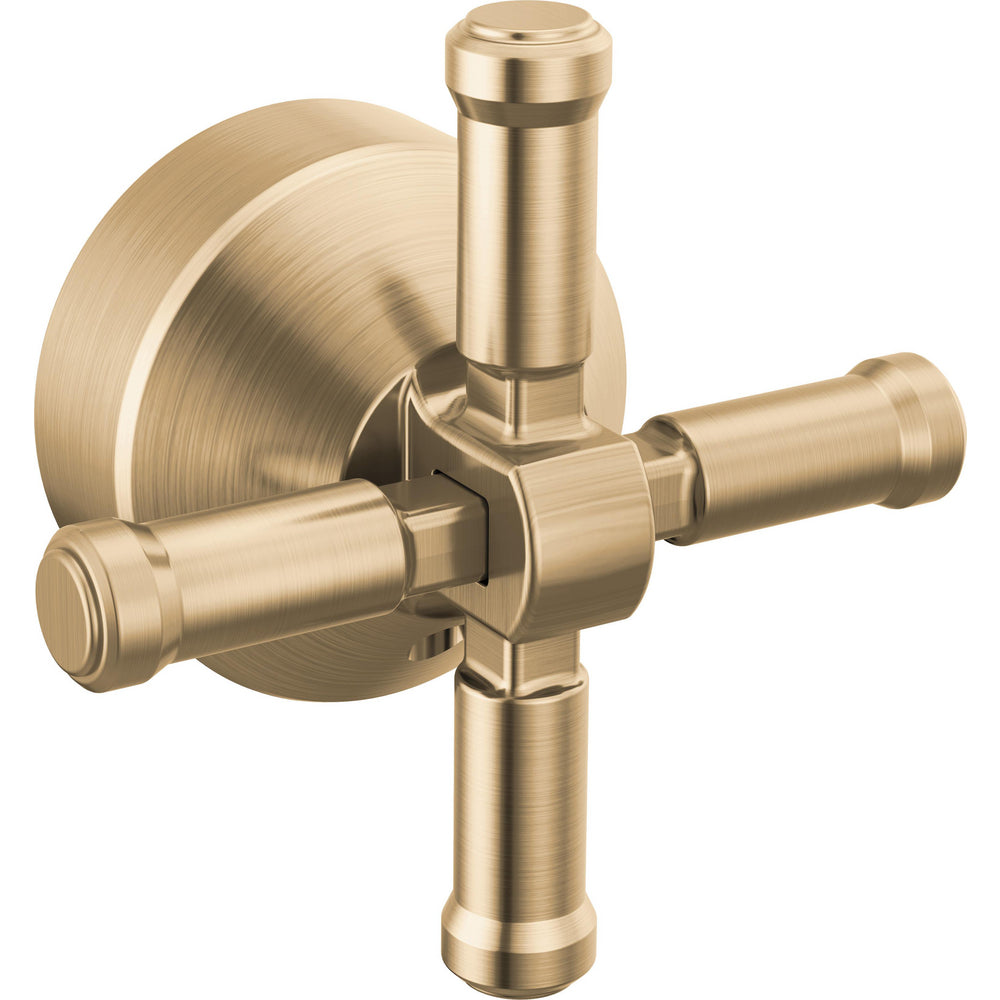 Broderick Free Standing Tub Filler Handle Kit-cros - Lumicoat Champagne Bronze