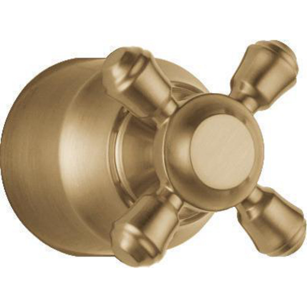Cassidy Cross Bath Diverter / Transfer Valve Handle - Champagne Bronze