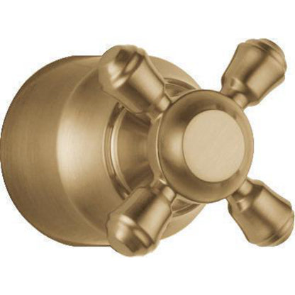 Cassidy Cross Bath Diverter / Transfer Valve Handle - Champagne Bronze