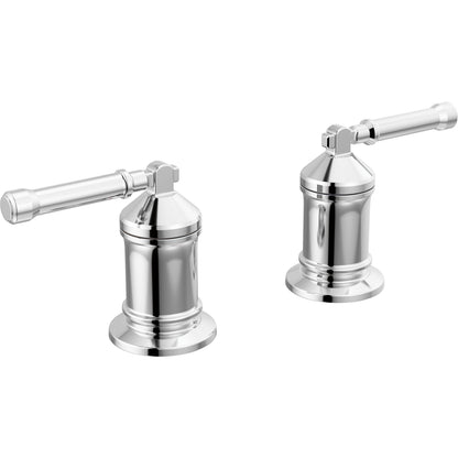 Broderick 2 Handle Roman Tub Handle Kit-lever - Lumicoat Chrome