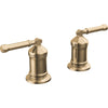 Broderick 2 Handle Roman Tub Handle Kit-lever - Lumicoat Champagne Bronze