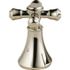 Cassidy Cross Bath Roman Tub Handles - Polished Nickel