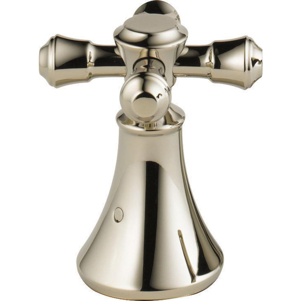 Cassidy Cross Bath Roman Tub Handles - Polished Nickel