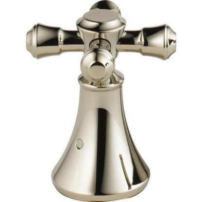 Cassidy Cross Bath Roman Tub Handles - Polished Nickel