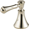 Cassidy Standard Lever Roman Tub Handles - Polished Nickel