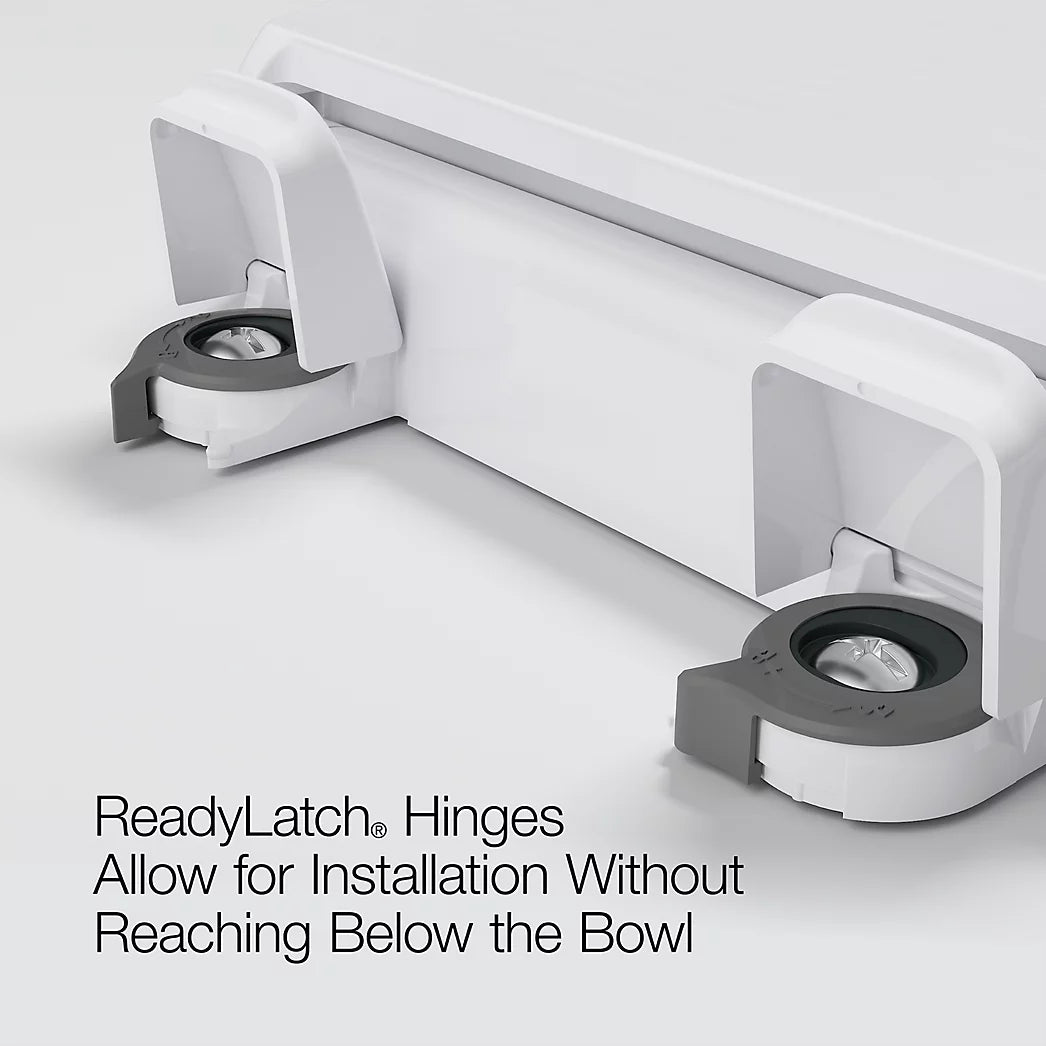 Kohler Cachet®
ReadyLatch® Quiet-Close™ round-front toilet seat