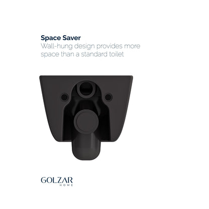 Bocchi 2-Piece Toilet Elongated Dual-Flush Wall Mounted Toilet With Geberit In-Wall Tank (Seat Included) - Milano