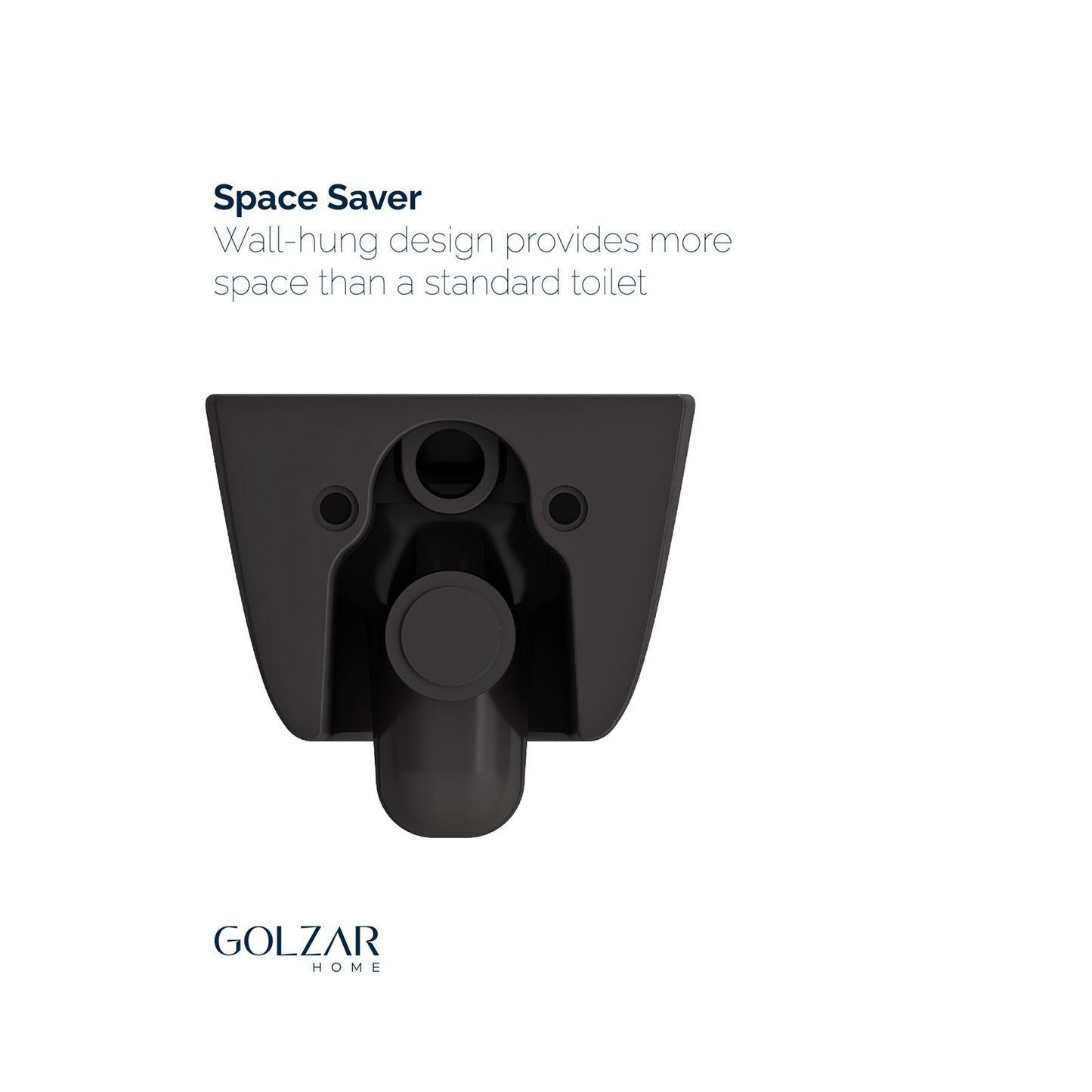 Bocchi Matte Black 2-Piece Elongated Wall Mounted Toilet with Duravit In-Wall Tank (Seat Included)