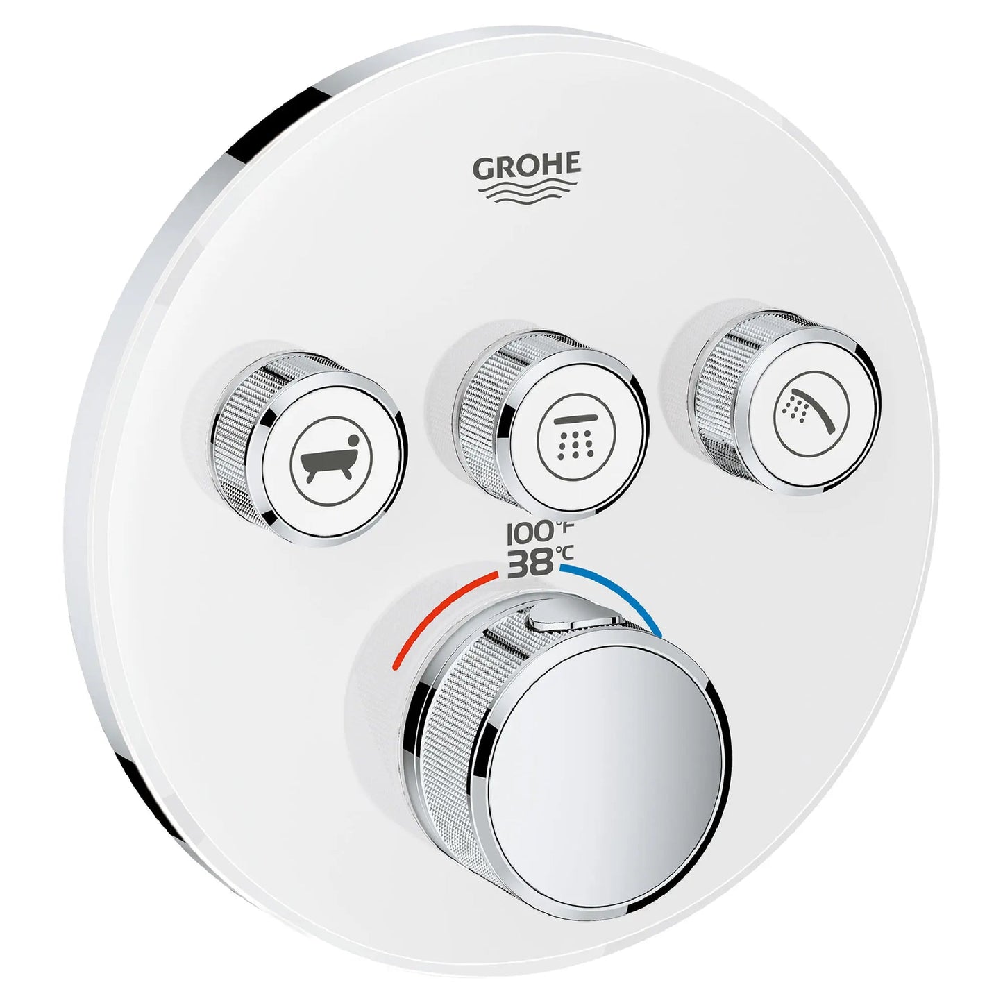 Grohe Triple Function Thermostatic Valve Trim