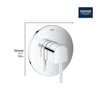 Grohe Pressure Balance Valve Trim with Cartridge
