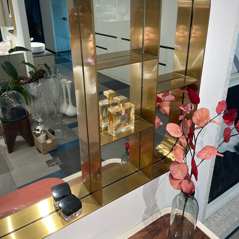 Lucelle Master High Gloss Creamy Apricot Beige Double Sink Bathroom Vanity - Godi