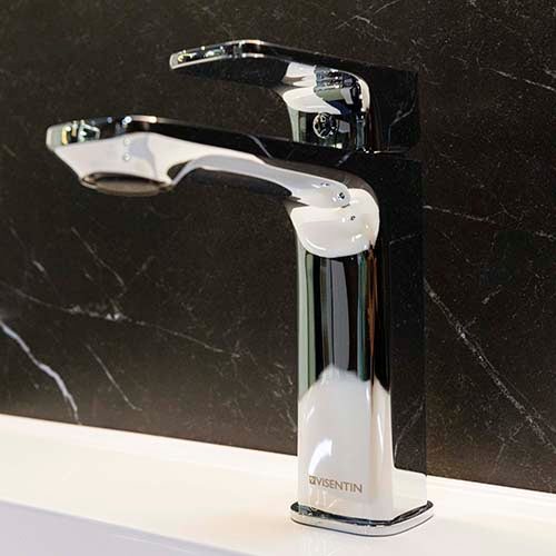 Tofino Single-Hole Bathroom Faucet by VISENTIN