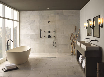 Jason Wu for Brizo Two-Handle Wall Mount Lavatory Faucet - Less Handles lifestyle