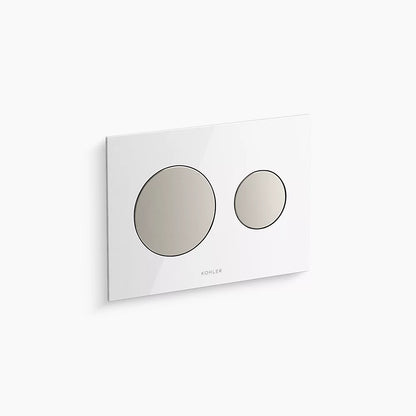 Kohler Skim® Dual-flush actuator plate for 2" x 4" in-wall tank and carrier system