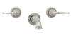 Phylrich RIBBON & REED Wall Tub Set K1137