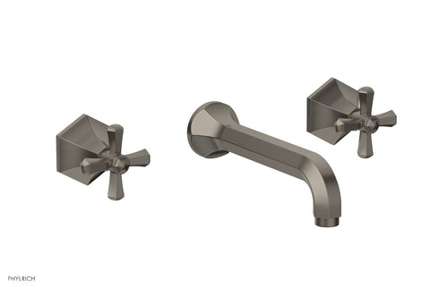 Phylrich LE VERRE & LA CROSSE Wall Tub Set - Cross Handles K1171