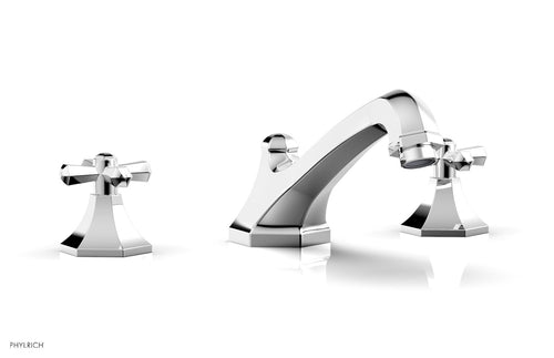 Phylrich LE VERRE & LA CROSSE Deck Tub Set - Cross Handles K1171V