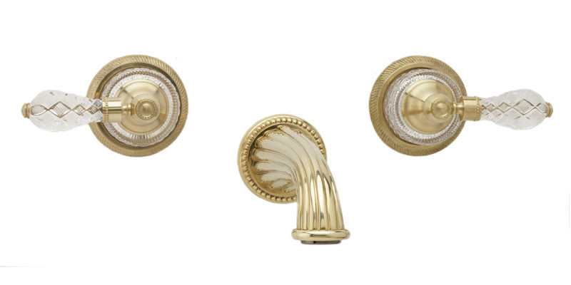 Phylrich REGENT CUT CRYSTAL Wall Tub Set K1181