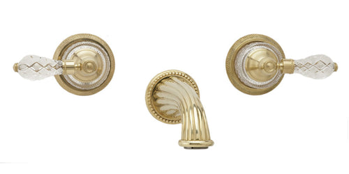 Phylrich REGENT CUT CRYSTAL Wall Tub Set K1181