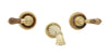 Phylrich VERSAILLES Wall Tub Set - Montaione Brown Onyx K1241