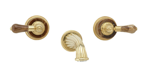 Phylrich VERSAILLES Wall Tub Set - Montaione Brown Onyx K1241