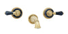 Phylrich VERSAILLES Wall Tub Set - Bleu Sodalite K1242