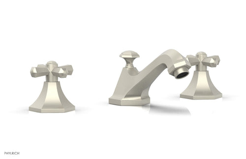 Phylrich LE VERRE & LA CROSSE Widespread Faucet - Cross Handles K171