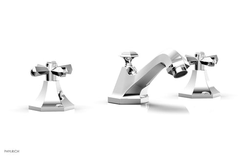 Phylrich LE VERRE & LA CROSSE Widespread Faucet - Cross Handles K171