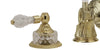 Phylrich DOLPHIN Widespread Faucet Cut Crystal Lever Handles K184