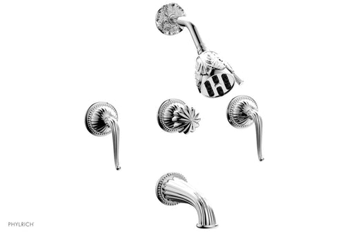 Phylrich GEORGIAN & BARCELONA Three Handle Tub and Shower Set K2141