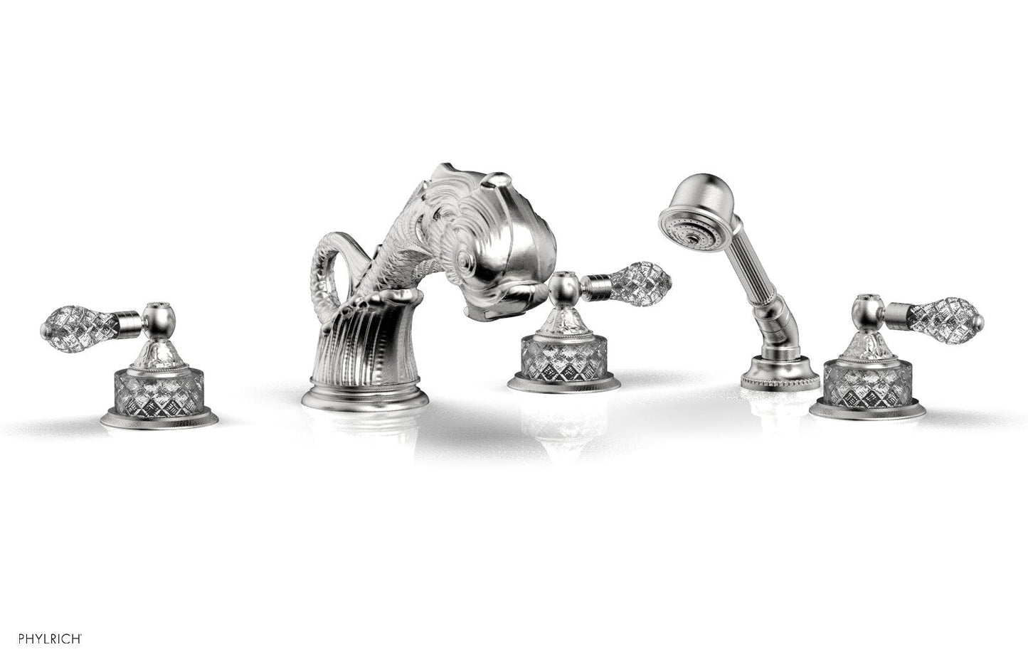 Phylrich DOLPHIN Deck Tub Set with Hand Shower K2184M1