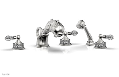 Phylrich DOLPHIN Deck Tub Set with Hand Shower K2184M1