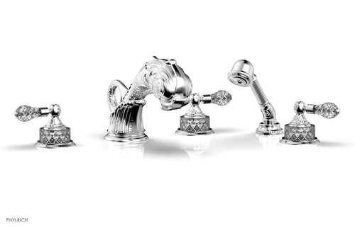 Phylrich DOLPHIN Deck Tub Set with Hand Shower K2184M1