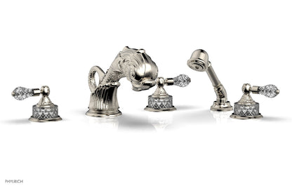 Phylrich DOLPHIN Deck Tub Set with Hand Shower K2184M1