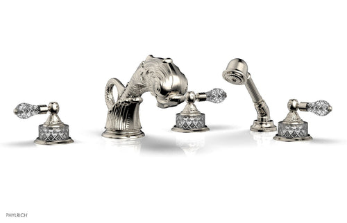 Phylrich DOLPHIN Deck Tub Set with Hand Shower K2184M1