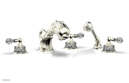 Phylrich DOLPHIN Deck Tub Set with Hand Shower K2184M1